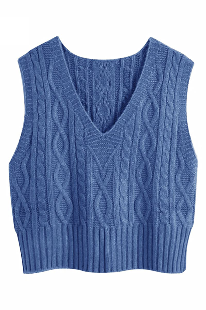 Amazon.com: Aoysky Sweater Vest Women's V-Neck Sweater Tank Tops
